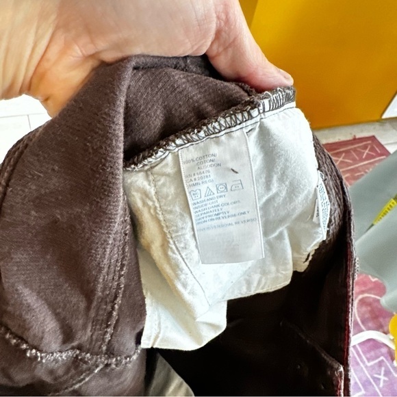 Vintage Tommy Hilfiger Chocolate Brown Double Button Closure Flare Bootcut Jean - Picture 7 of 16